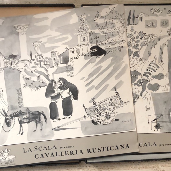 Mascagni And Leoncavallo Triple Vinyl Lp Set - Picture 5 of 16